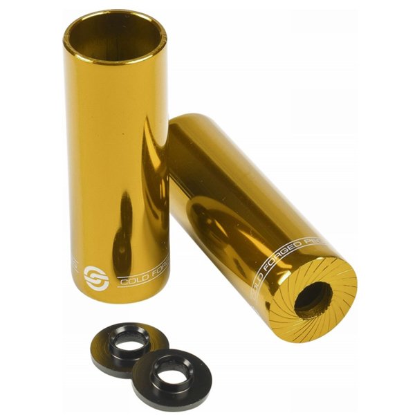 SALT ソルト AM フォージドスティールペグ 105mm ゴールド 14mm 3/8mm 対応 自転車 BMX