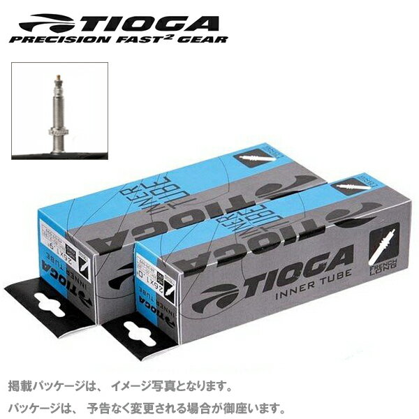 【2本セット】 TIOGA タイオガ チューブ TIT12200 インナーチューブ 仏式 700x28-32C 48mm