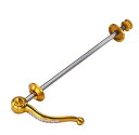 MORTOP クイックレバー HQ01 ROAD/ゴールド 100mm/130mm 前後セット