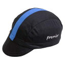 Premier サイクルキャップ ブラック X ブルーライン 2700163
