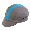 Premier サイクルキャップ グレー X ライトブルーライン 2700178