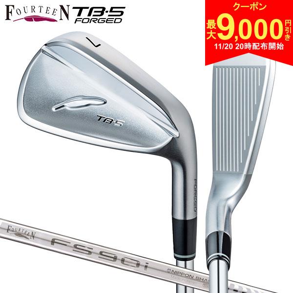 【20日20時開始!最大9,000円引きクーポン！】フォーティーン TB-5 FORGED アイアンセット 5本組(6-P) FS-90i スチールシャフト