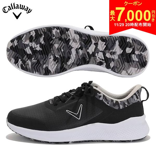【29日20時開始!最大7,000円引きクーポン！】【送料無料】キャロウェイ ゴルフ C24986120 スター スパイクレス ゴルフシューズ ブラック