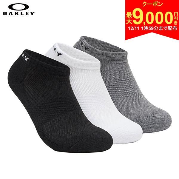 【11日1時59分まで配布!最大9,000円引きクーポン！】オークリー 93251JP-958 3P NO SHOW ソックス Eco(958) 靴下