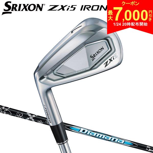【24日20時開始!最大7,000円引きクーポン！】【レフティー/左用】ダンロップ スリクソン ZXi5 アイアンセット 6本組(5-P) Diamana ZXi for IRON カーボンシャフト SRIXON ディアマナ