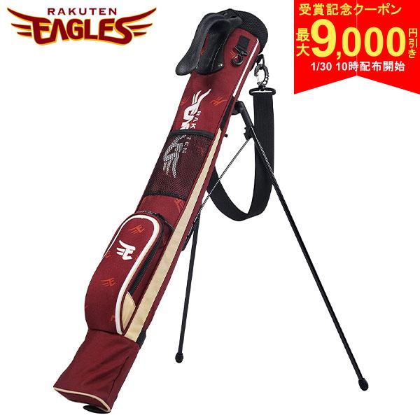 この商品の特徴取り寄せ商品につきましては、通常3-6営業日での出荷が目安となります。仕入れ先の在庫状況により変動致しますので確認後メールにて納期回答させて頂きます。楽天イーグルス ラウンドスタンドバッグポリエステル生地に昇華印刷することで、球団カラーをアピールファンにはたまらない一品です5 6本まとめて持ち運べるため、グリーン周りでのクラブ置き忘れ防止や練習場でも使えます通常のポケットに加え中身が見やすいメッシュポケット,グローブホルダー,タオルフックと機能も充実重量1.0kgの超軽量モデル。ハンドル付きでスタンドの開脚が簡単です口径90×110mmで仕切りが無いため、出し入れ楽々ショルダーベルト付き※グローブは付属いたしません。※ボールは付属いたしません。スペック素材合成繊維(ポリエステル)サイズ5 6本入れカラーレッド重量1.0kg原産国インドネシア発売日：2021年ゴルフバッグ EAGLES LEZAX レザックス