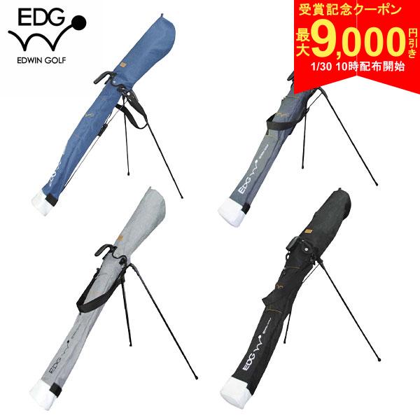 この商品の特徴取り寄せ商品につきましては、通常3-6営業日での出荷が目安となります。仕入れ先の在庫状況により変動致しますので確認後メールにて納期回答させて頂きます。EDWIN GOLF ラウンドスタンドバッグが登場。ブランドイメージに沿った生地を採用したモデル。ゴルフ練習場、グリーン周りなど5,6本のクラブを持ち運ぶ際に便利です。グリーン周りでのアイアンの紛失、グリップの濡れ防止に役立ちます。スタンド付きでクラブの出し入れが楽になります。ショルダーベルト、フードが付属しています。スペック素材合成繊維(ポリエステル)サイズ5～6本入れカラーネイビー,ダークグレー,グレー,ブラック原産国インドネシア発売日：2024年