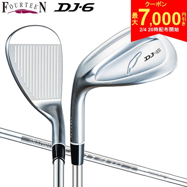 【4日20時開始!最大7,000円引きクーポン！】【レフティー/左用】フォーティーン DJ-6 ウェッジ NSPRO TS114w Ver2 スチールシャフト