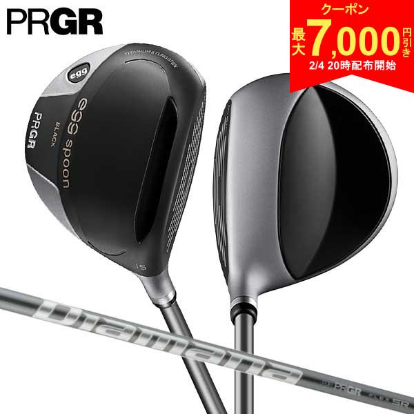 【4日20時開始!最大7,000円引きクーポン！】【チタン設計】プロギア エッグ スプーン ブラック フェアウェイウッド オリジナル egg spoon BLACK専用シャフト