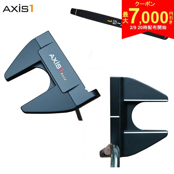 【9日20時開始!最大7,000円引きクーポン！】【ブラック仕様】アクシス ゴルフ アクシス1 ローズマレット パター ブラック