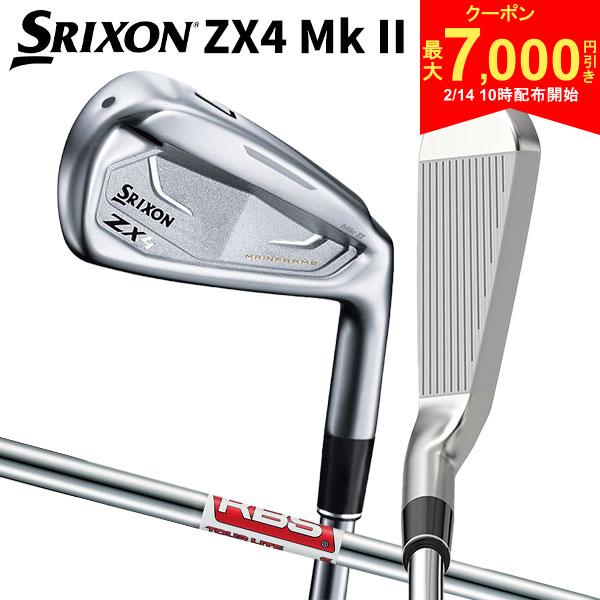 【14日10時開始!最大7,000円引きクーポン！】【送料無料】ダンロップ スリクソン ZX4 Mk-II アイアン単品 KBS TOUR LITE スチールシャフト