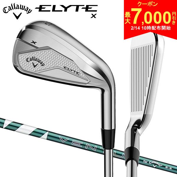 【14日10時開始!最大7,000円引きクーポン！】キャロウェイ エリートX アイアンセット 5本組(6-P) VENTUS GREEN 50 for Call...