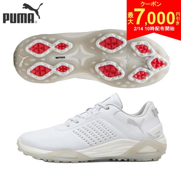 【14日10時開始!最大7,000円引きクーポン！】プーマ 311067 シャドウキャット ニトロ レザー スパイク ゴルフシューズ