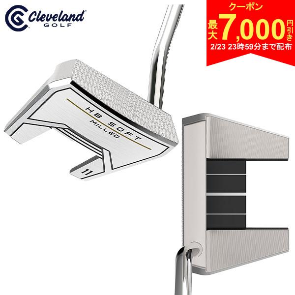 【23日23時59分まで配布!最大7,000円引きクーポン！】【レフティー/左用】クリーブランド ゴルフ HB ソフト ミルド #11 パター オリジナルスチールシャフト