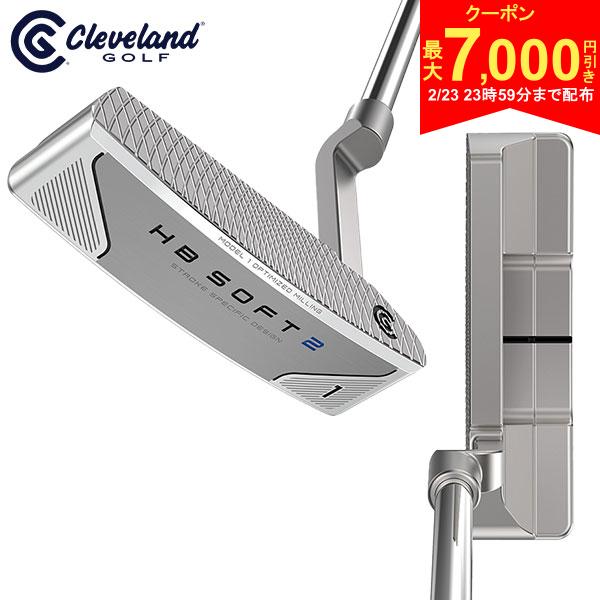 【23日23時59分まで配布!最大7,000円引きクーポン！】【レフティー/左用/送料無料】クリーブランド HB SOFT 2 #1 パター オリジナルスチールシャフト