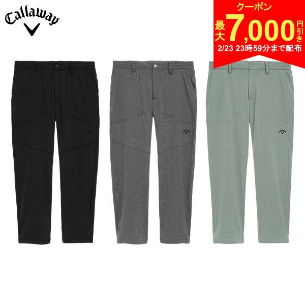 【23日23時59分まで配布!最大7,000円引きクーポン！】【送料無料】キャロウェイ C25226111 バックグリッド 裏起毛 ジョガー ロング パンツ