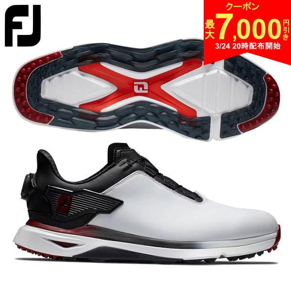 【24日20時開始!最大7,000円引きクーポン！】フットジョイ PRO SL X BOA 56909W スパイクレス ゴルフシューズ