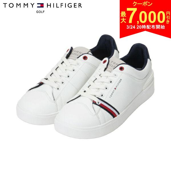 【24日20時開始!最大7,000円引きクーポン！】トミーヒルフィガー ゴルフ THMS4F スパイクレス ゴルフ...