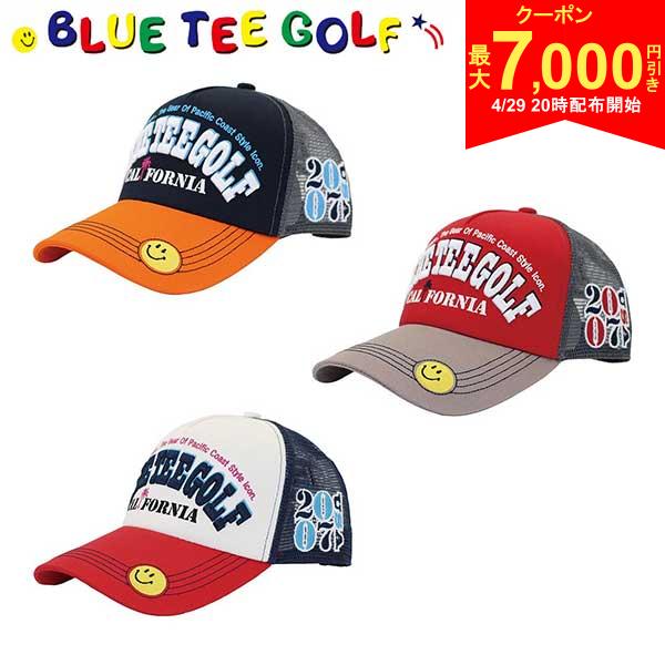 この商品の特徴取り寄せ商品につきましては、通常3-6営業日での出荷が目安となります。仕入れ先の在庫状況により変動致しますので確認後メールにて納期回答させて頂きます。▲ネイビー×オレンジ▲レッド×グレー▲ホワイト×レッドフロントに立体のアーチロゴをあしらった、ハーフメッシュ仕様のトラッカーキャップ。スペック　　　　　　素材　　　　本体：綿100%メッシュ部：ポリエステル100%　　　　　　　　サイズ　　　　フリー(57～59cm)　　　　　　　　カラー　　　　ネイビー×オレンジ,レッド×グレー,ホワイト×レッド　　発売日：2021年BLUE TEE GOLF