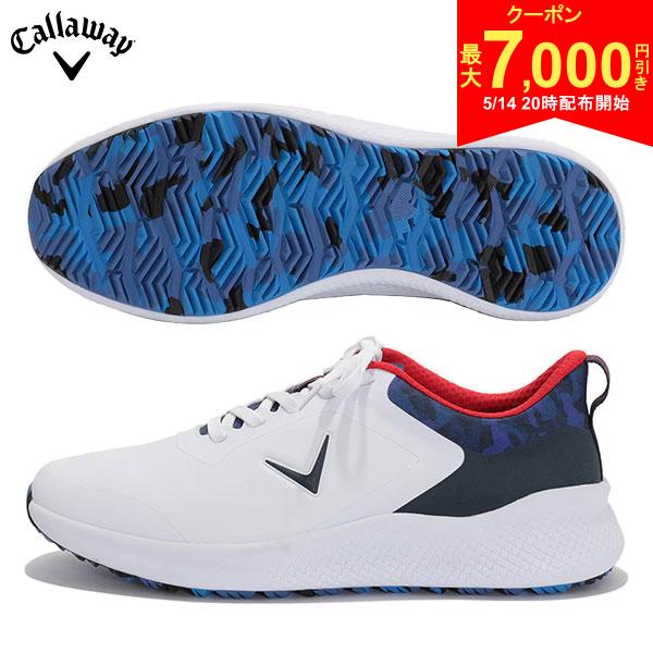 [Starts at 8 PM on the 14th! Up to ¥7,000 off coupon!][Free Shipping] Callaway Golf Star Spikeless Golf Shoes C24986120 White x Navy