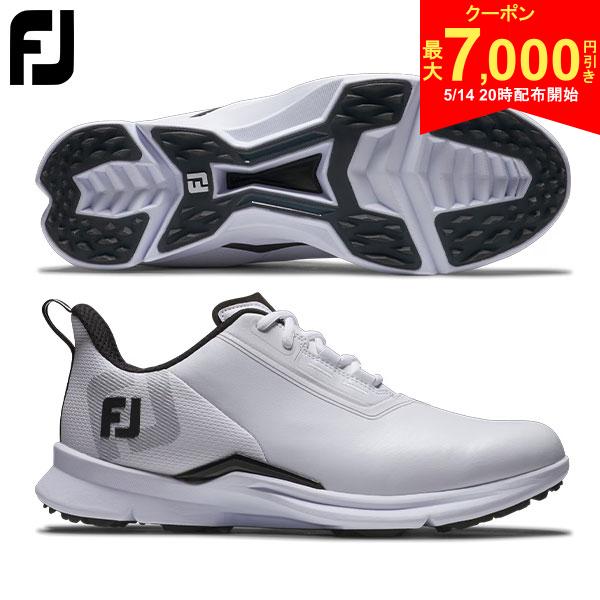 [Starting at 8 PM on the 14th! Up to ¥7,000 off coupon!] FootJoy Fuel Laced 55419 Spikeless Golf Shoes White x White