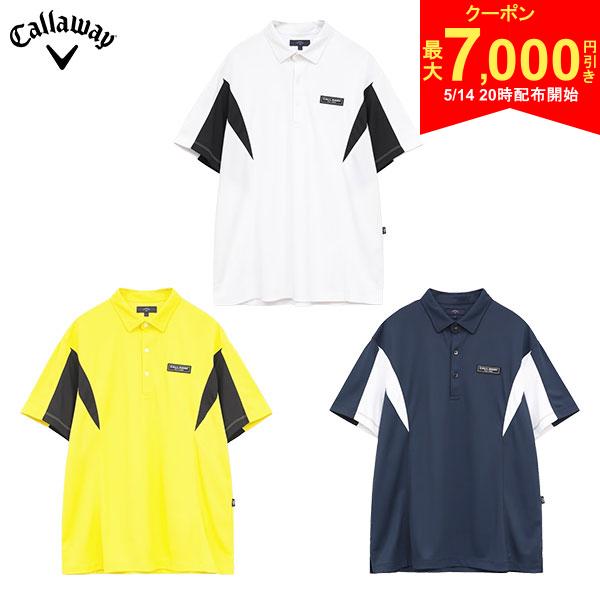 CALLAWAY - 【14日20時開始!最大7,000円引きクーポン！】【送料無料】キャロウェイゴルフ -3℃裏クール切替配色リラックス 半袖 ポロシャツ C26134117