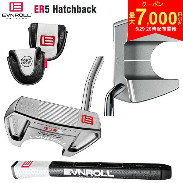 Rakuten - 【29日20時開始!最大7,000円引きクーポン！】【レフティー/左用】イーブンロール ゴルフ ER5 ハッチバック マレット パター ベントネック EVNROLL ER5 Hatchback
