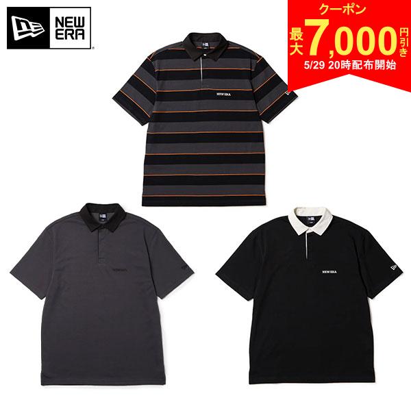 【29日20時開始!最大7,000円引きクーポン！】【送料無料】ニューエラゴルフ ラグビー 半袖 ポロシャツ 14859912 14859913 14859914