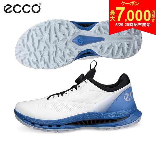 Rakuten - 【29日20時開始!最大7,000円引きクーポン！】エコー BIOM C5 ボア スパイクレス ゴルフシューズ EG132614 WHITE×FEDERAL BLUE(61583)