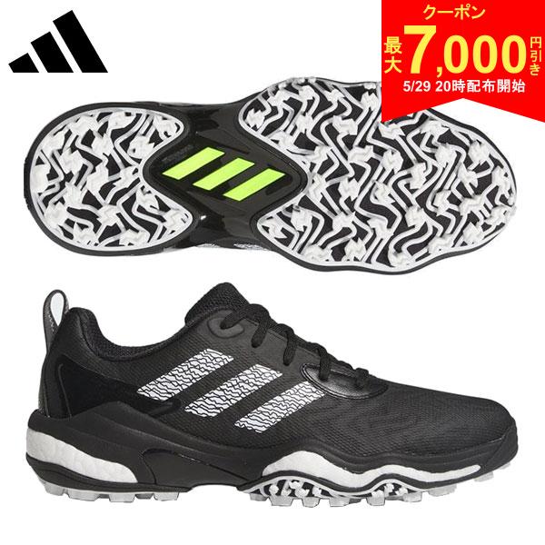 ADIDAS - 【29日20時開始!最大7,000円引きクーポン！】アディダス コードカオス 25 スパイクレス ゴルフシューズ MDV41 コアブラック×フットウェアホワイト×ルシッドレモン(IF3270)