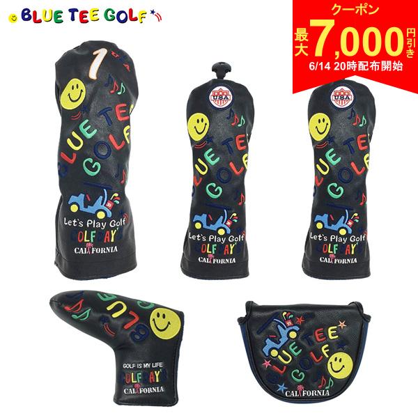 樂天商城 - 【14日20時開始!最大7,000円引きクーポン！】ブルーティー ゴルフ スマイル&カート ヘッドカバー HC-012 ブラック