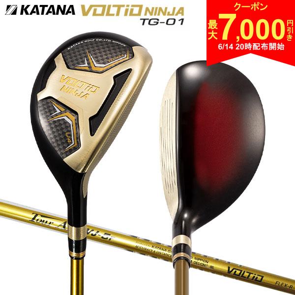 乐天商城 - 【14日20時開始!最大7,000円引きクーポン！】カタナ ボルティオ ニンジャ TG-01 ユーティリティー ツアーAD VJ-5F GD GOLD カーボンシャフト