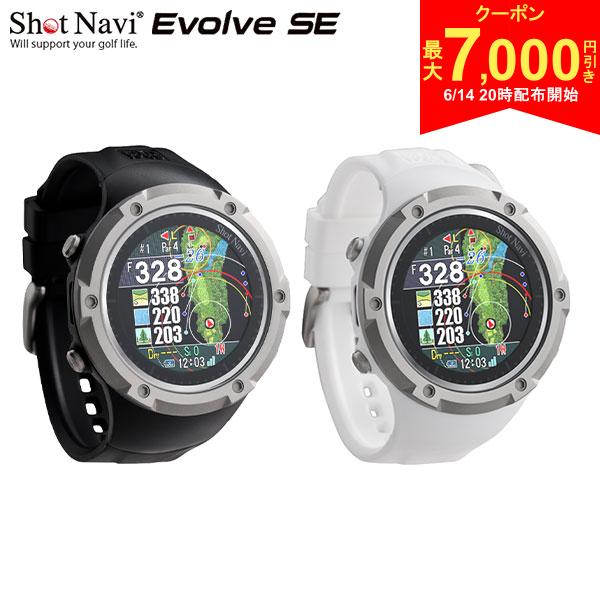 樂天商城 - 【14日20時開始!最大7,000円引きクーポン！】ショットナビ Evolve SE 腕時計型 GPSナビ ブラック,ホワイト