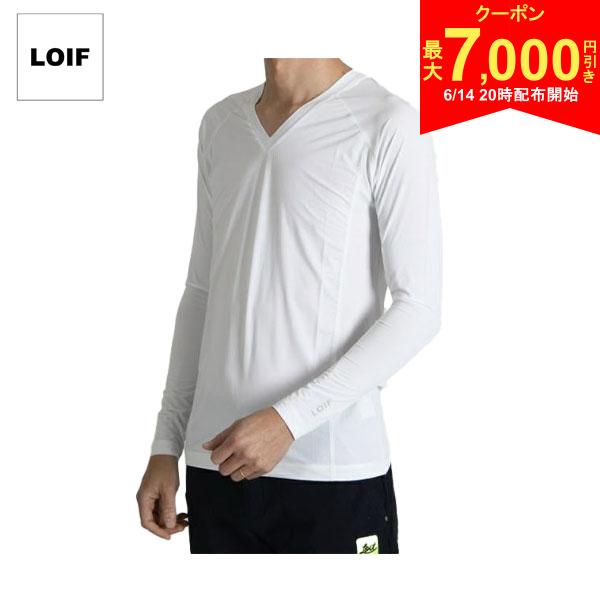 この商品の特徴即日出荷モデル：177cm・63kg / 着用サイズ：Lサイズ▲こちは着用イメージとなります▲こちは着用イメージとなります▲こちは着用イメージとなります▲こちは着用イメージとなります▲こちは着用イメージとなります『UVカット99％！持続冷感でずっと快適。なめらか生地で心地いい。』暑い季節でもさらりと快適な着心地を実現する持続涼感Vネックアンダーシャツ。細いナイロン糸を使用した高い放熱性により、ウェア内の熱を効率的に逃がし、着用中も涼しさをキープ。汗を素早く吸収・発散する吸水速乾機能で、ムレを防ぎさらっと快適な肌触りに。UVカット(UPF50+)仕様で紫外線対策も万全です。脇部分には通気性の高いメッシュ素材を採用し、さらなる快適性を追求。フラットシーマ仕様で肌へのゴロつきを抑え、ストレッチ性にも優れた、快適で動きやすい一着です。●『持続涼感でずっと快適。なめらか生地で心地いい』ハイネックアンダーシャツ。●【放熱性】一般的なインナーに比べて細い40デニールのナイロン糸を採用。ウェア内の熱を効率的に逃がす放熱性にも優れているため、着用中も涼感が持続します。一般的なポリエステル生地よりも『45％熱が逃げやすい』構造です。●【吸水速乾】で汗を吸収・発散しさらりと快適な肌面をキープ。●【UVカット(UPF50+)】フルダル糸使用でハイゲージのため透けにくく紫外線をカット。●【なめらか】ハイマルチフィラメント糸を高密度なハイゲージ編みにすることで、なめらか＆柔らかな肌ざわり。●【接触冷感】熱伝導率の高いナイロン素材でひんやりとした着心地。●【ストレッチ】さまざまな動きに追従する高いストレッチ。●首回り、脇と共地にすることでアタリを軽減。●脇身頃は目の細かいメッシュ仕様にし蒸れにくい(メッシュ部分はUVカットはございません)●フラットシーマ仕様にすることで肌へのゴロつきを軽減スペック素材本体：ナイロン86%,ポリウレタン14%メッシュ部分：ナイロン92％,ポリウレタン8％カラーホワイト機能吸水速乾,接触冷感,UVカット,ストレッチ【サイズ】サイズMLLL身長(cm)165-175170-180175-185胸囲(cm)84-9290-9896-104胴囲(cm)74-8280-8886-94【規格】サイズMLLL着丈(cm)656769身巾(cm)424446裾巾(cm)424446裄丈(cm)787981商品の特性によって、1-2cm前後の誤差が生じます。発売日：2025年ゴルフウェア 暑さ対策