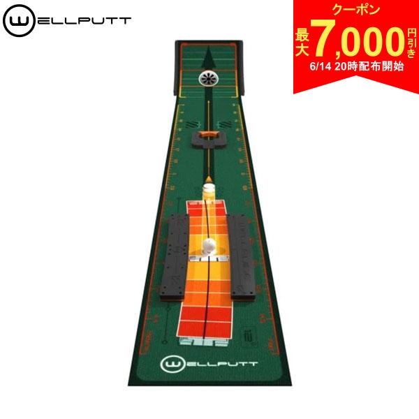 この商品の特徴即日出荷Wellputt Stroke Masterの主な特長科学的分析に基づいて設計された Stroke Master は、Wellputt マットとWellStrokeを1つに統合したハイブリッドモデル。天然芝に近い転がりと傾斜ボールリターンで、限られたスペースでロングレンジ練習まで実現します。・Wellputt & WellStroke の機能を 1 枚に統合 方向性・距離感・再現性を同時習得・天然芝並みの転がり（スティンプ 10ft / 11.5ft）を自宅で体感・傾斜ボールリターンで全長 2.5m でも 4.4m ロングパットをシミュレーション・Printed Wellstroke パターンで最適なイン・トゥ・イン軌道を体得・付属の WELLGUIDE & WELLHOLE でハイレベルな精度チェックが可能・Made in France／キャメロン・マコーミック完全監修、PGA ツアープロも使用製品の特長Printed Wellstroke・ストローク軌道を示すテンプレートをマット表面に印刷・スクエアインパクトと正確な打ち出しをサポートWELLGUIDE（ストロークガイド）・取り外し式ガイドでフェース開閉とパスのブレを可視化・自身のエラーを即時把握し、反復練習に最適WELLHOLE（疑似カップ）・カップインの感覚を習得&設置方向で難易度調整・精密なカップイン練習が可能Long Putt Simulation・黄／オレンジ／赤ゾーンで距離を直観的に把握・斜面ボールリターンでテンポ良く連続練習スペック長さ2.5m幅35cm重量7kgパッケージサイズ幅(W)：29.2cm奥行(D)：23.9cm高さ(H)：41.3cm本体サイズ幅(W)：35cm奥行(D)：2.5m重量：7kg電気用品安全(PSE)対象外電波法(TELEC認証)対象外RoHS対応RoHS対応発売日：2025年Wellputt Stroke Master 練習器具 パッティング練習