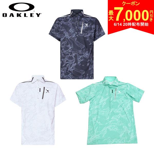 乐天商城 - 【14日20時開始!最大7,000円引きクーポン！】【送料無料】オークリーゴルフ スカル 半袖 ポロシャツ FOA409090