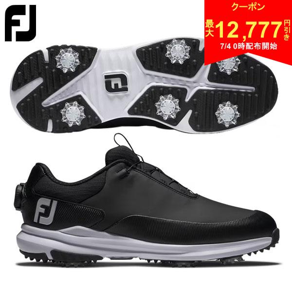 [Starting at 00:00 on the 4th! Up to ¥12,777 off coupon!] FootJoy UltraFit Boa 56962 Soft Spike Golf Shoes Black x White