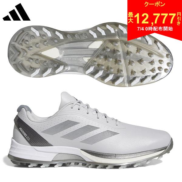 [Free Shipping] Adidas Adizero ZG25 Spikeless Golf Shoes NLC98 Light Heather Solid Grey x Iron Metallic x Silver Metallic (JI0861)