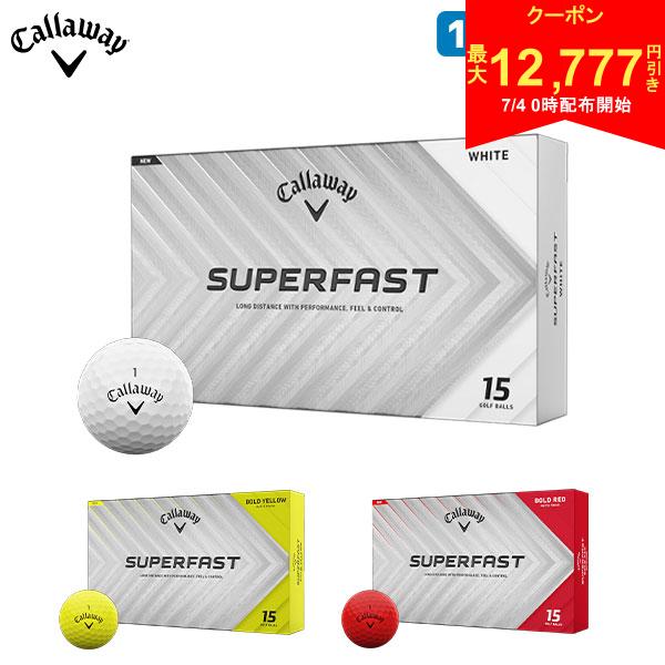 [Starts at 00:00 on the 4th! Up to 12,777 yen off coupon!][Free shipping] Callaway SuperFast Golf Balls 1 case/15 balls