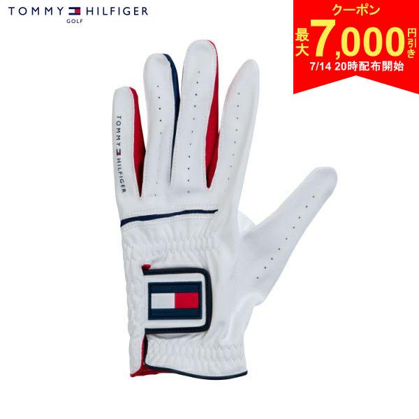【14日20時開始!最大7,000円引きクーポン！】【左手用】トミーヒルフィガー ゴルフ THMG801 ゴルフグローブ ホワイト(00)