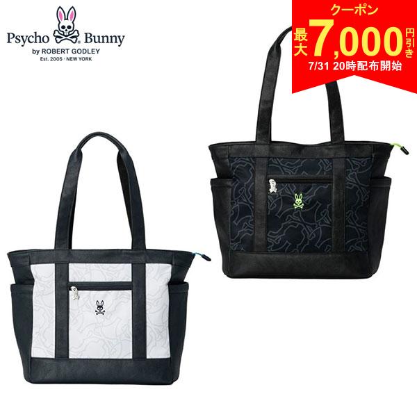 この商品の特徴即日出荷チェーンのように絡み合ったバニーがプリントされた厚手のツイル生地とレザーライクな合皮生地の組み合わせ。肩掛け可能な長さの持ち手と収納力に優れたトートバッグ。ポケットは外4、内1スペック素材ポリエステル,合成皮革(PU)サイズW40cm/D18cm/H37cmカラーブラック(10)ホワイト(00)原産国中国※本表示は実寸となります。発売日：2026年ゴルフバッグ