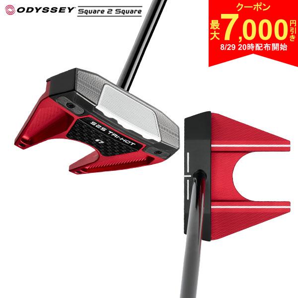 【29日20時開始!最大7,000円引きクーポン！】【USモデル】オデッセイ Square 2 Square TRI-HOT #7 パター ストロークラボ120 BLACK スチールシャフト
