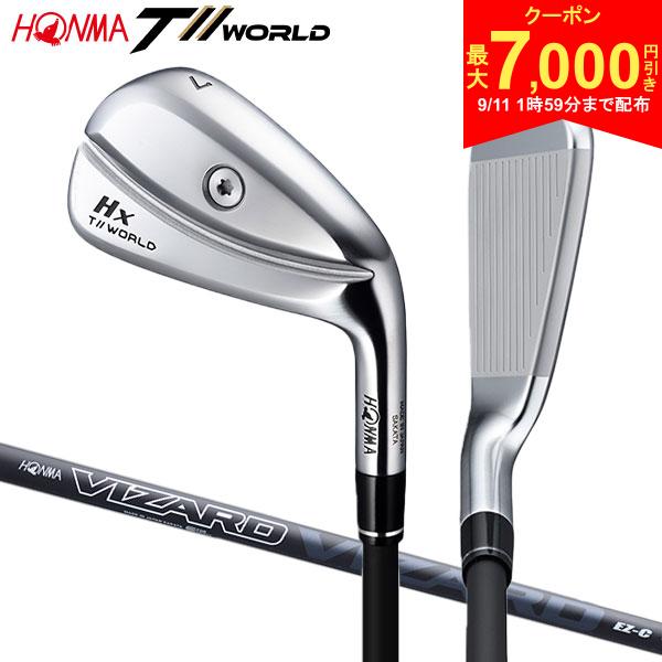 【11日1時59分まで!最大7,000円引きクーポン！】ホンマゴルフ ツアーワールド Hx アイアンセット 5本組(6-P) VIZARD EZ-C カーボンシャフト TW 本間ゴルフ