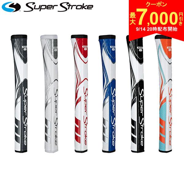 この商品の特徴即日出荷グレー×ホワイト(110)ホワイト×シルバー(120)ホワイト×レッド(210)ブルー×ホワイト(320)ブラック×ホワイト(820)オレンジ×ブルー×ホワイト(930)特長ピストル シリーズは、愛されているクラシックを現代風にアレンジしたものです。これらのパターグリップは、ゴルファーが上の手の位置を固定するのに役立つピストルスタイルのトップセクションと「ノーテーパーテクノロジー」を融合し、ゴルファーが均等なグリップ圧力を維持し、ストロークの一貫性を高めるのに役立ちます。左手(順手で握ってバットエンド側)は、ピストル形状でしっかりと握ることができます。右手(順手で握ってチップ側)は、ノーテーパー形状により余計な動きを抑え、正確なストロークを促します。スペック素材ポリウレタンサイズ(mm)横幅：34×長さ：267質量(g)51.0±5口径58カラーグレー×ホワイト(110),ホワイト×シルバー(120)ホワイト×レッド(210),ブルー×ホワイト(320)ブラック×ホワイト(820),オレンジ×ブルー×ホワイト(930)製造国中国発売日：2023年Super Stroke Zenergy Pistol 2.0