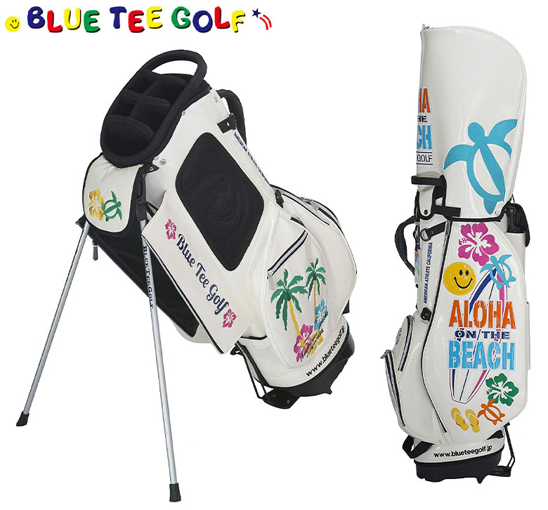ブルーティー ゴルフ アロハオンザビーチ BTG-CB011 スタンド キャディバッグ BlueTee Golf ALOHA on the Beach ゴルフバッグ【あす楽対応】