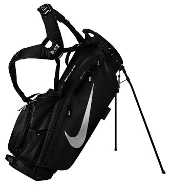 ナイキ ゴルフ エアスポーツ GF3002 スタンド キャディバッグ ブラック×メタリックシルバー(072) NIKE AIR SPORT ゴルフバック【あす楽対応】