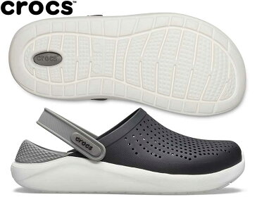 【送料無料】 クロックス ライトライド クロッグ 204592 サンダル ブラック×スモーク crocs LiteRide Clog