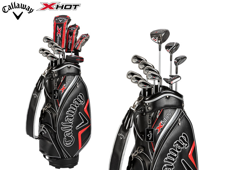 キャロウェイ ゴルフ X HOT パッケージセット クラブセット 11本組 (1W,5W,5H,I6-9,A,S,PT) Callaway XHOT Xホット PACKAGE SET【あす楽対応】