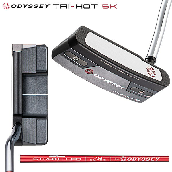 オデッセイ ゴルフ TRI-HOT 5K DOUBLE WIDE DB トライホット ダブルワイド パター STROKE LAB 70C RED シャフト ODYSSEY ストロークラボ【あす楽対応】 1