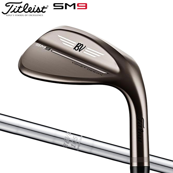 タイトリスト ゴルフ ボーケイデザイン SM9 ブラッシュドスチール ウェッジ BV105 スチールシャフト TITLEIST スピンミルド VOKEY DESIGN【あす楽対応】